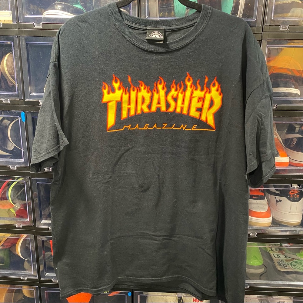 CLASSIC OG THRASHER MAGAZINE SS T-SHIRT BLACK XL